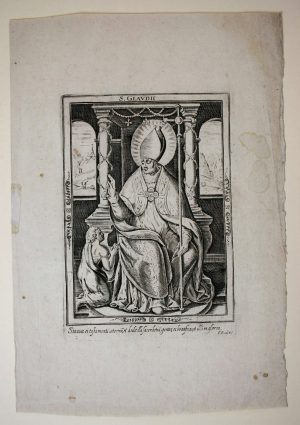 Der Heilige Claudius auf dem Thron