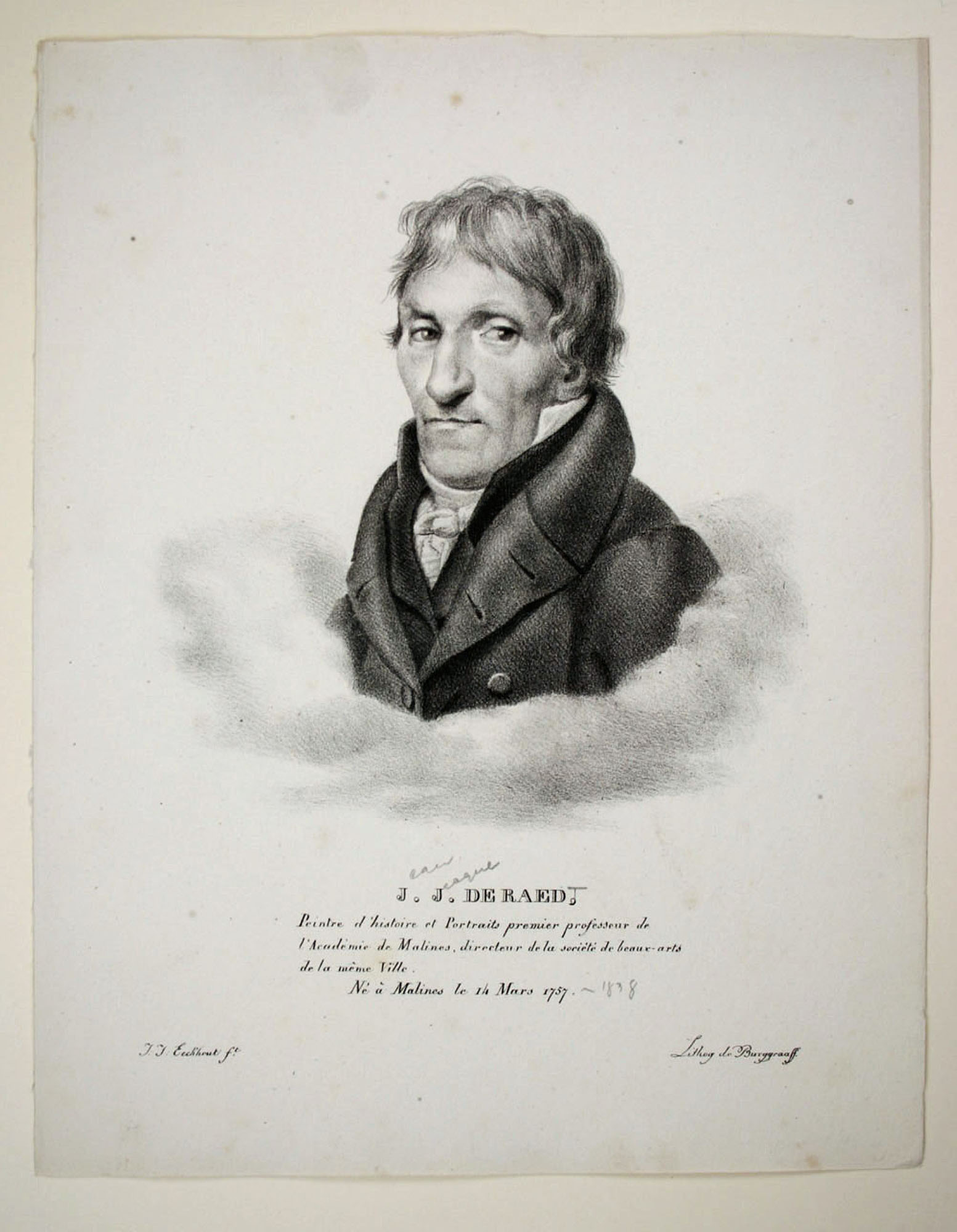 Porträt J. J. de Raedt (1757-1838)
