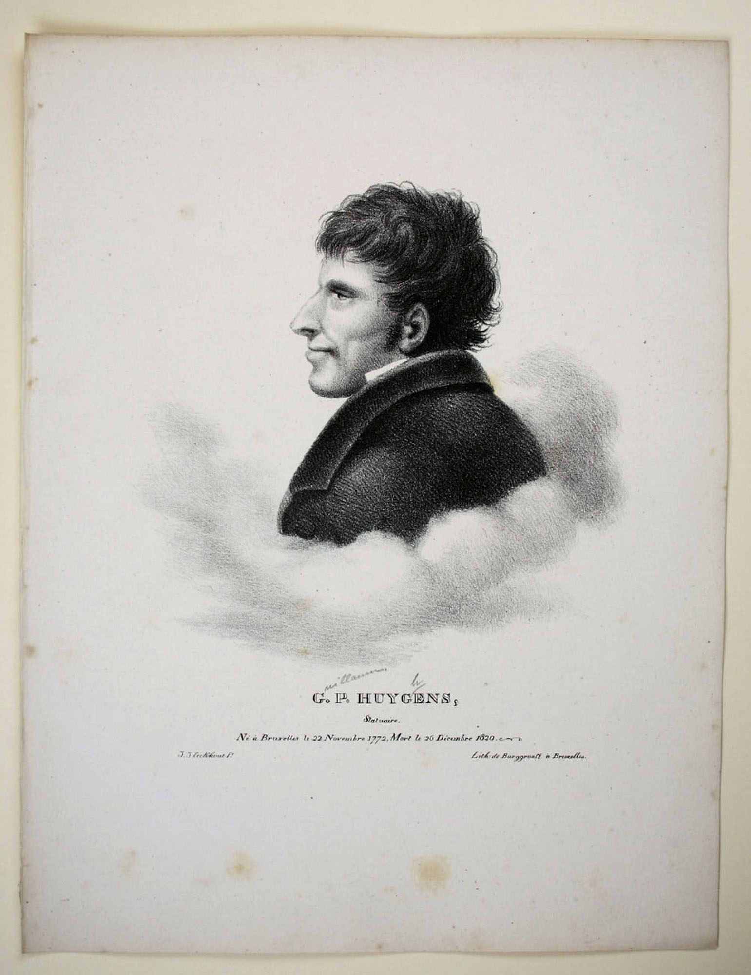 Porträt G. Huygens