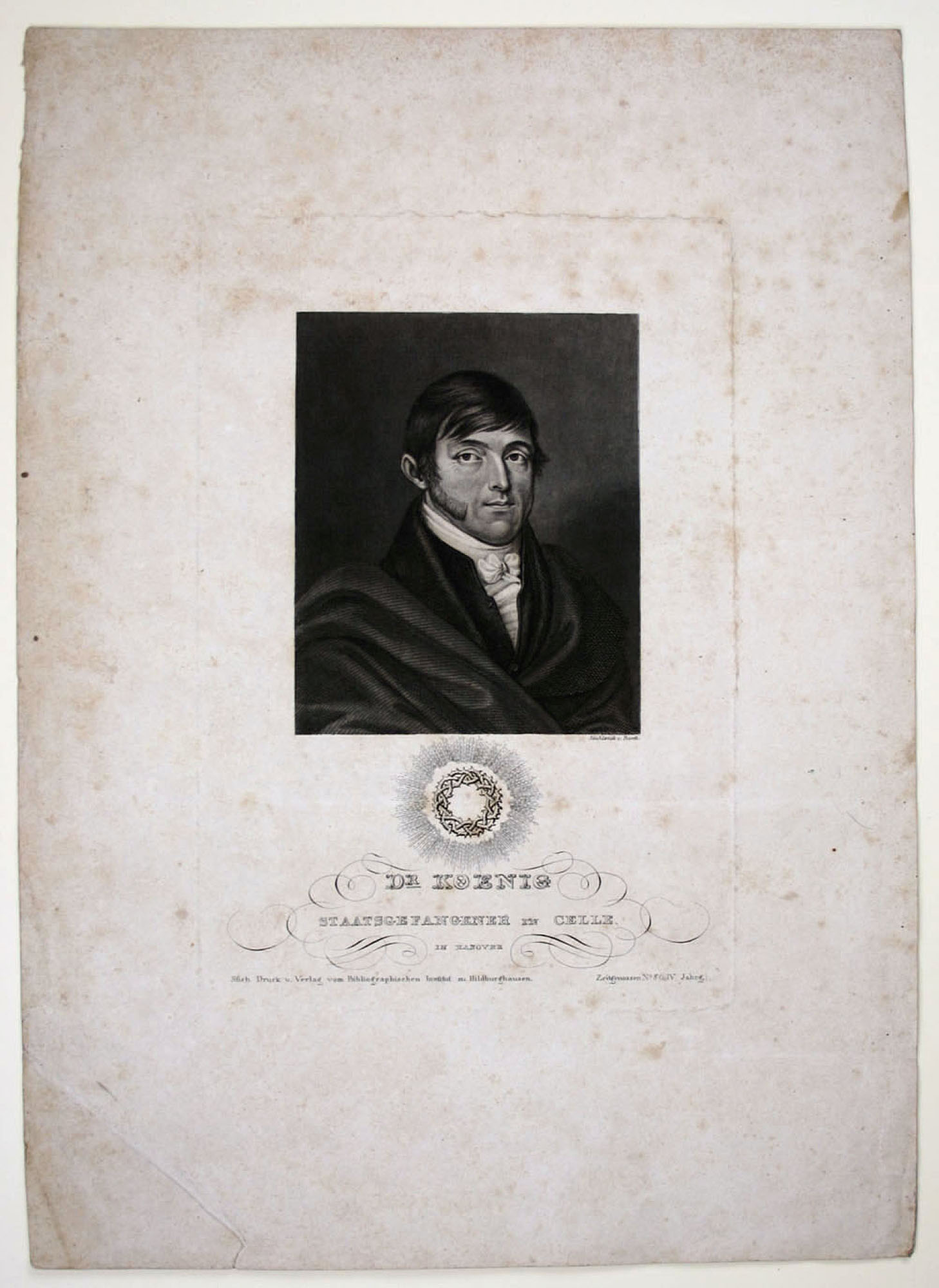 Porträt des Georg Friedrich König