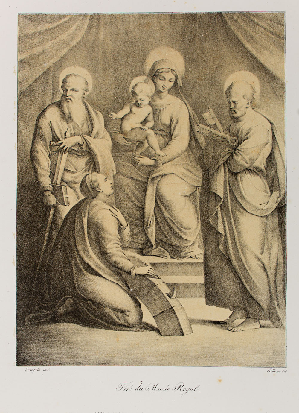 Maria mit Jesus und Hl. Katharina