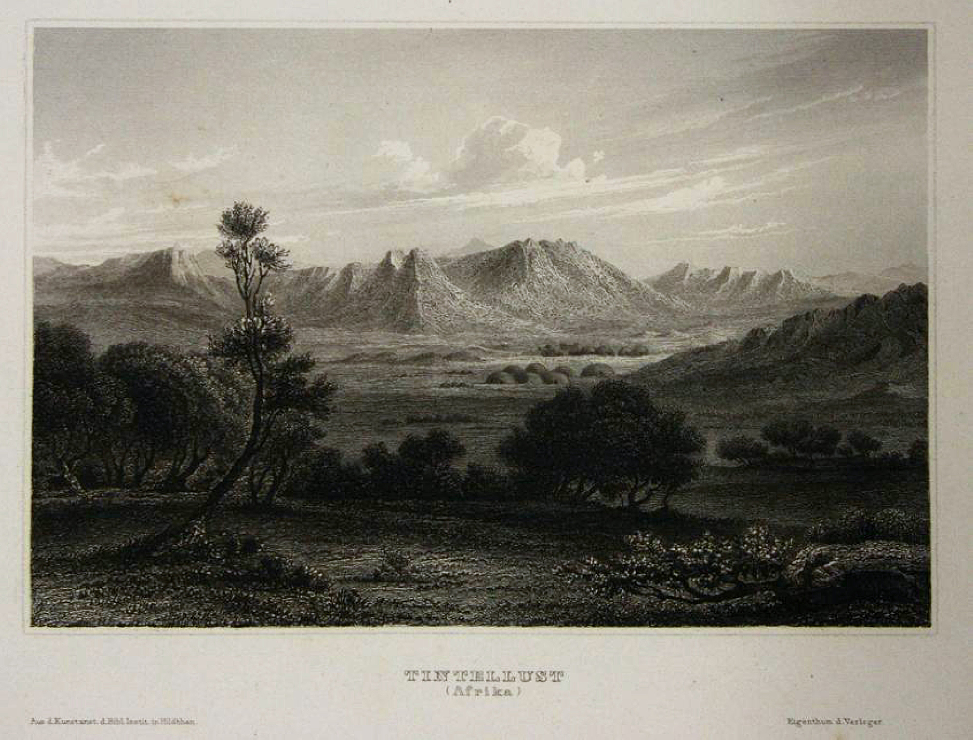 Afrika, Tintellust, Landschaft