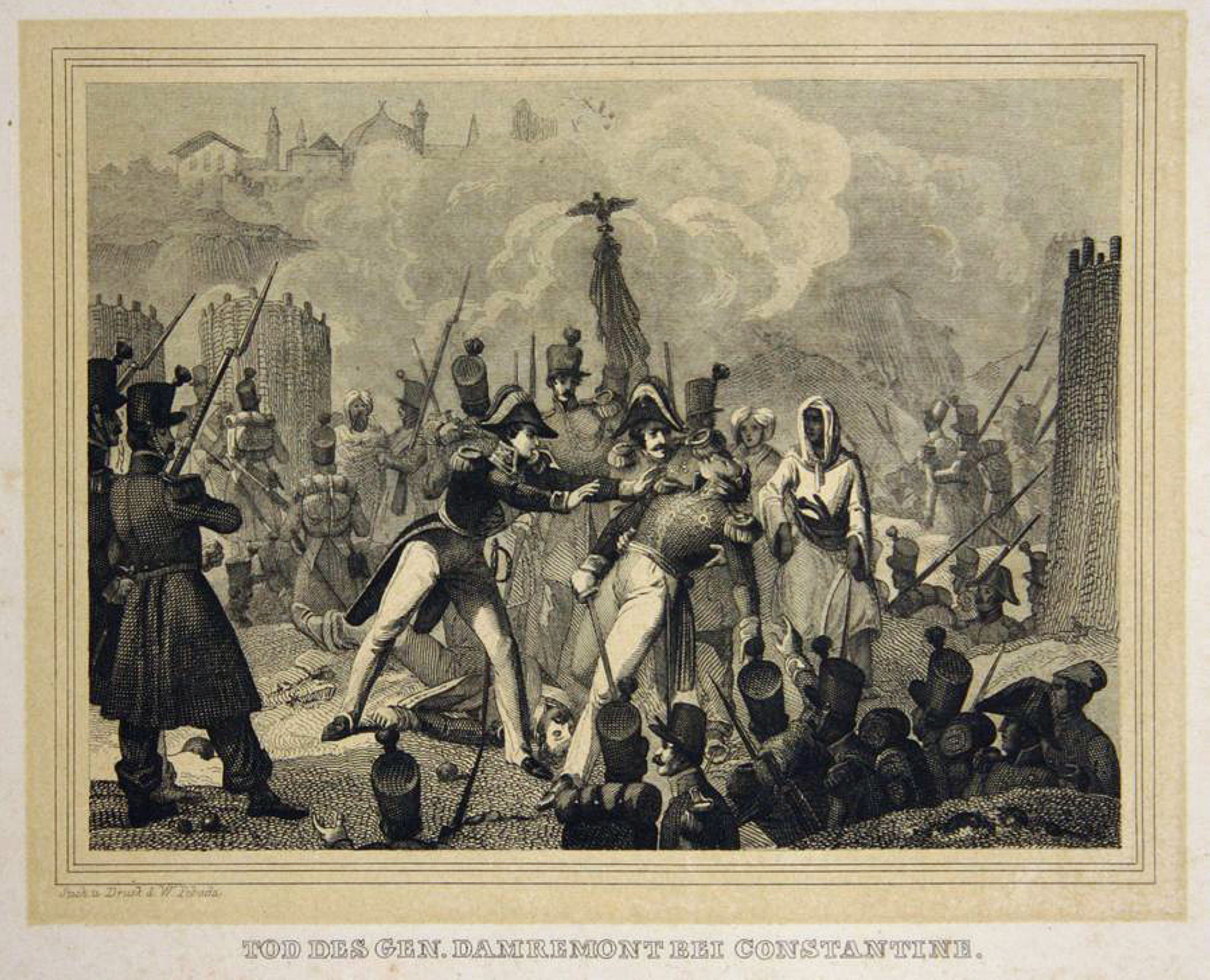 Tod des Generals Damrémont