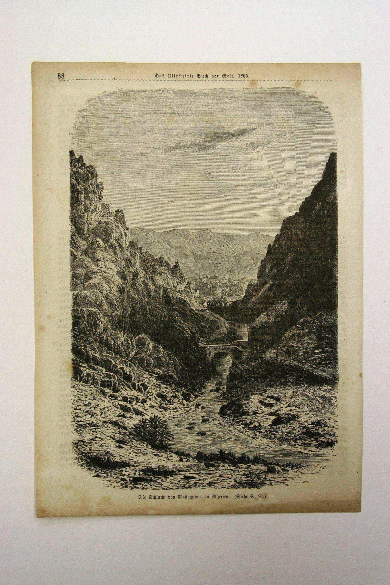 Schlucht von El-Khantara in Algerien