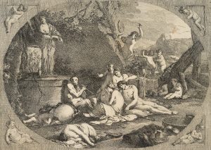 Ausklang eines bacchantischen Gelages