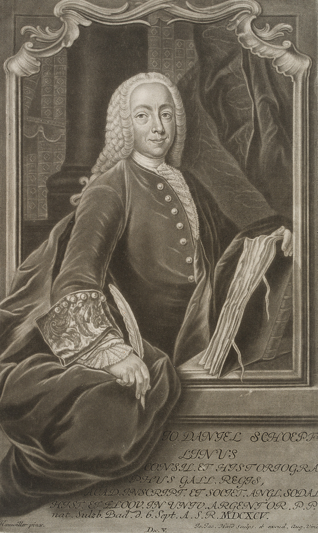 Porträt des Johann Daniel Schoepflin
