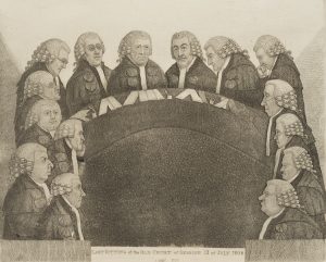 Last Sitting of the Old Court