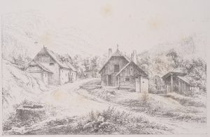 Wassermühle im Tal
