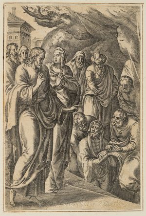 Jesus Christus bei Gefesseltem