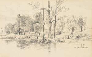 Flusslandschaft an der Seine