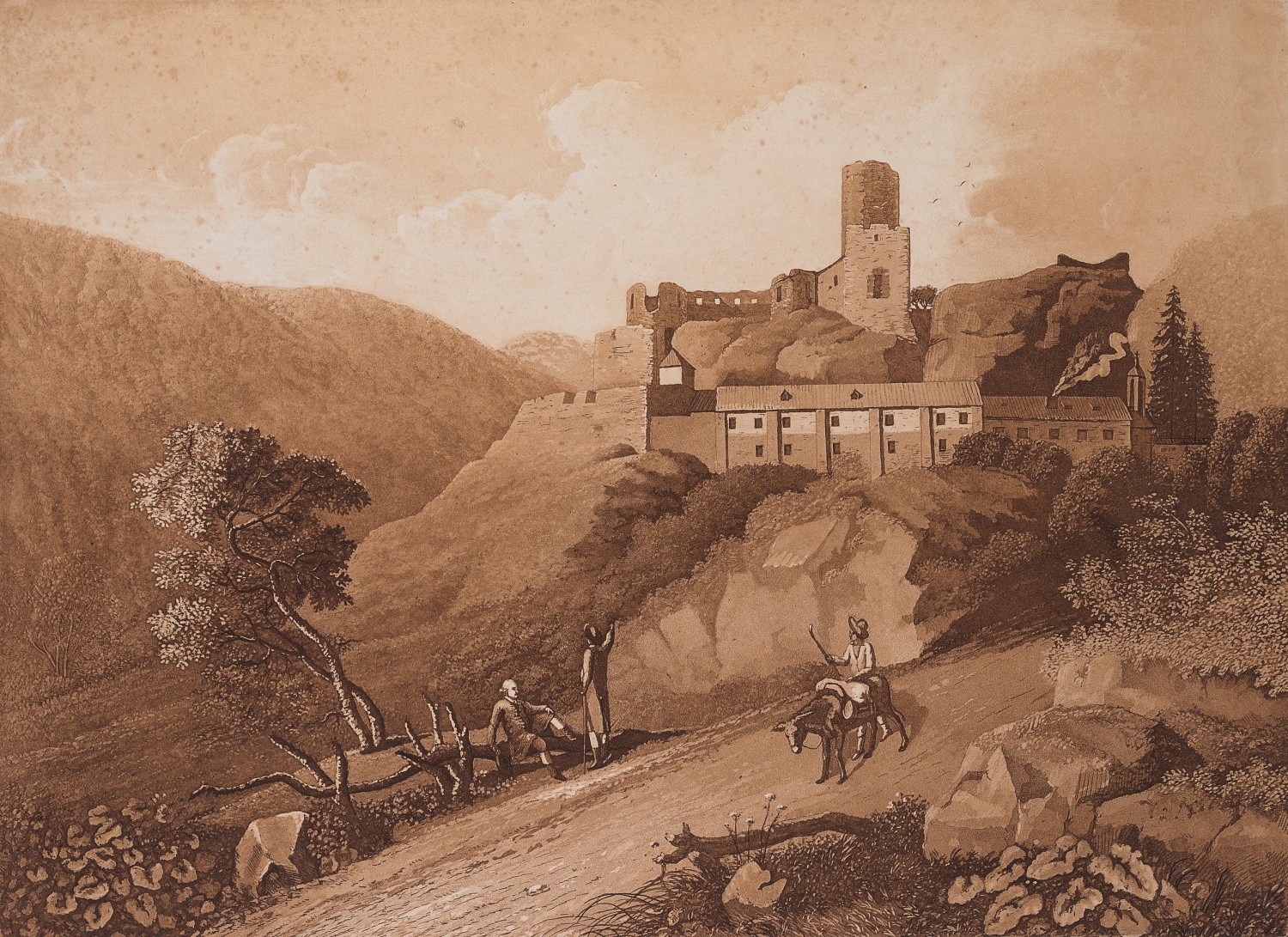 Ruine der Burg Schreckenstein