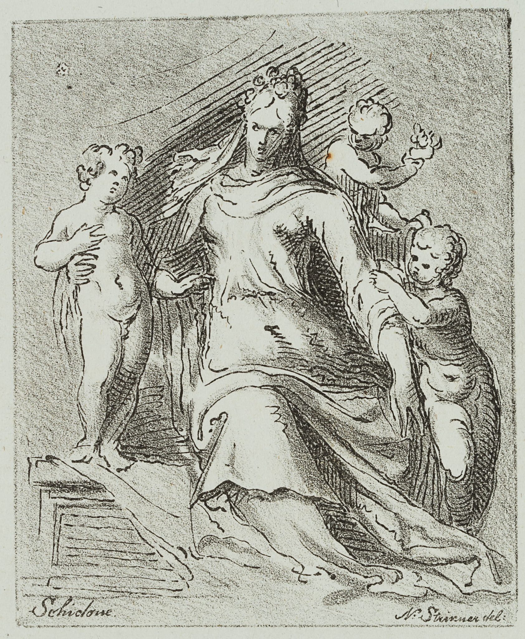 Allegorische Frauengestalt
