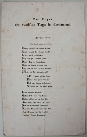Festlied zur Feier im Christmond