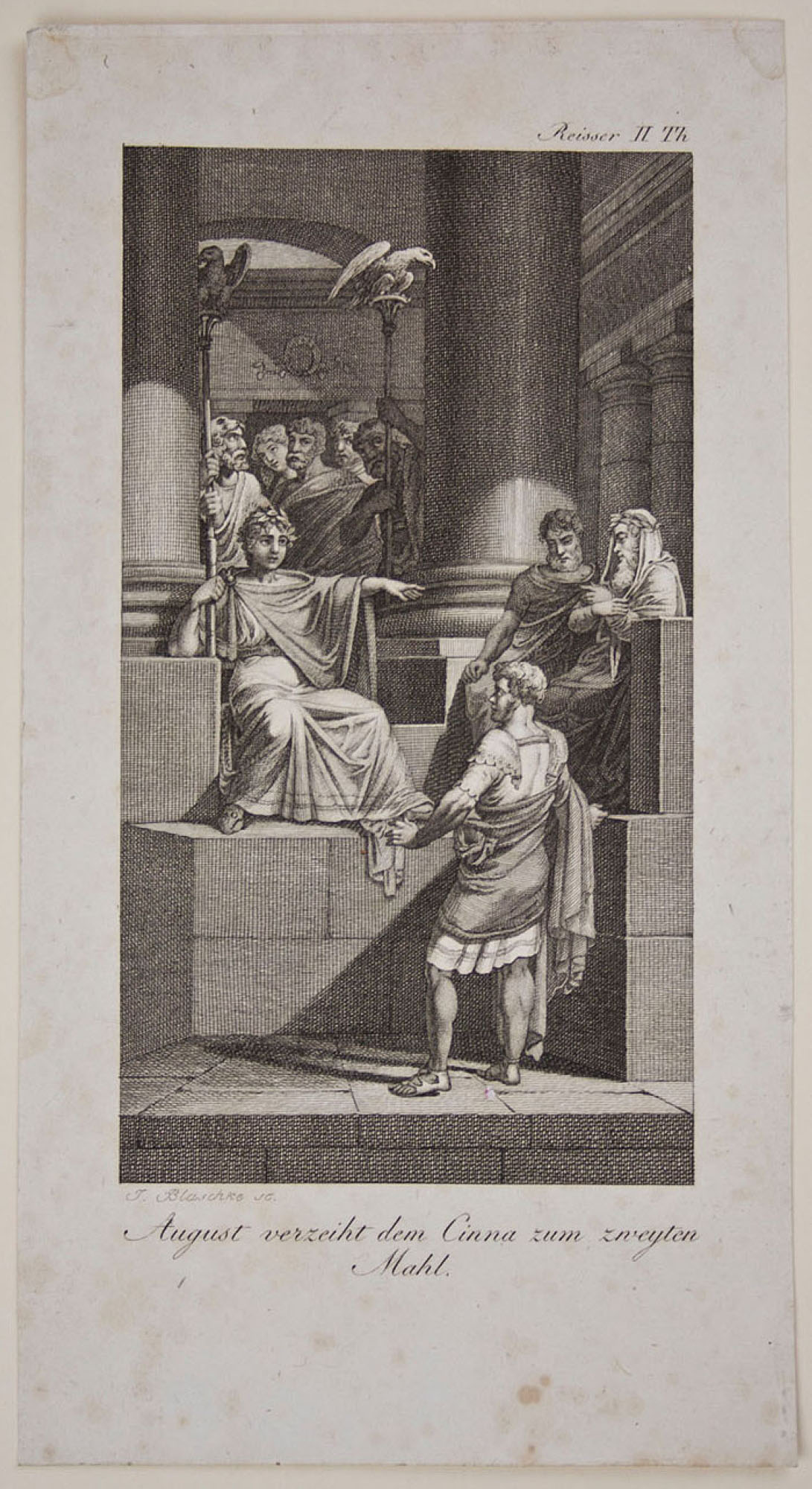 Kaiser Augustus verzeiht dem Cinna