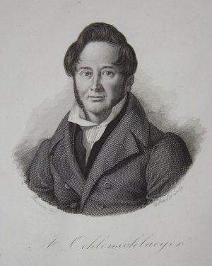 Porträt A. Oehlenschläger