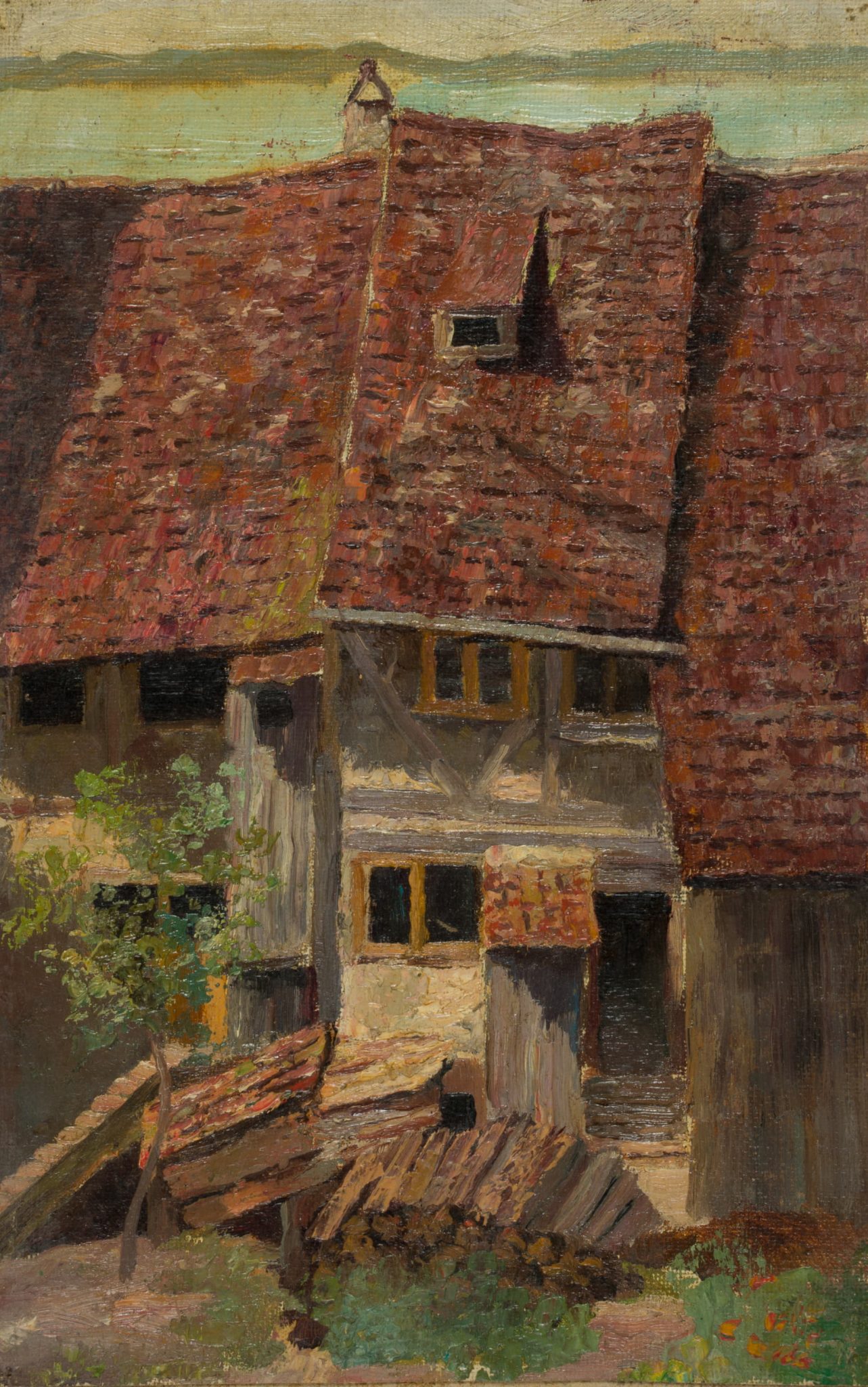 Hinterhof in Meersburg