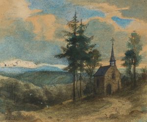 Kleine Kapelle am Waldrand