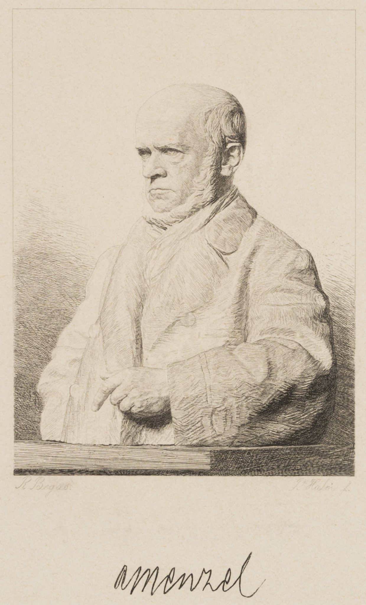 Büste des Malers Adolf Menzel