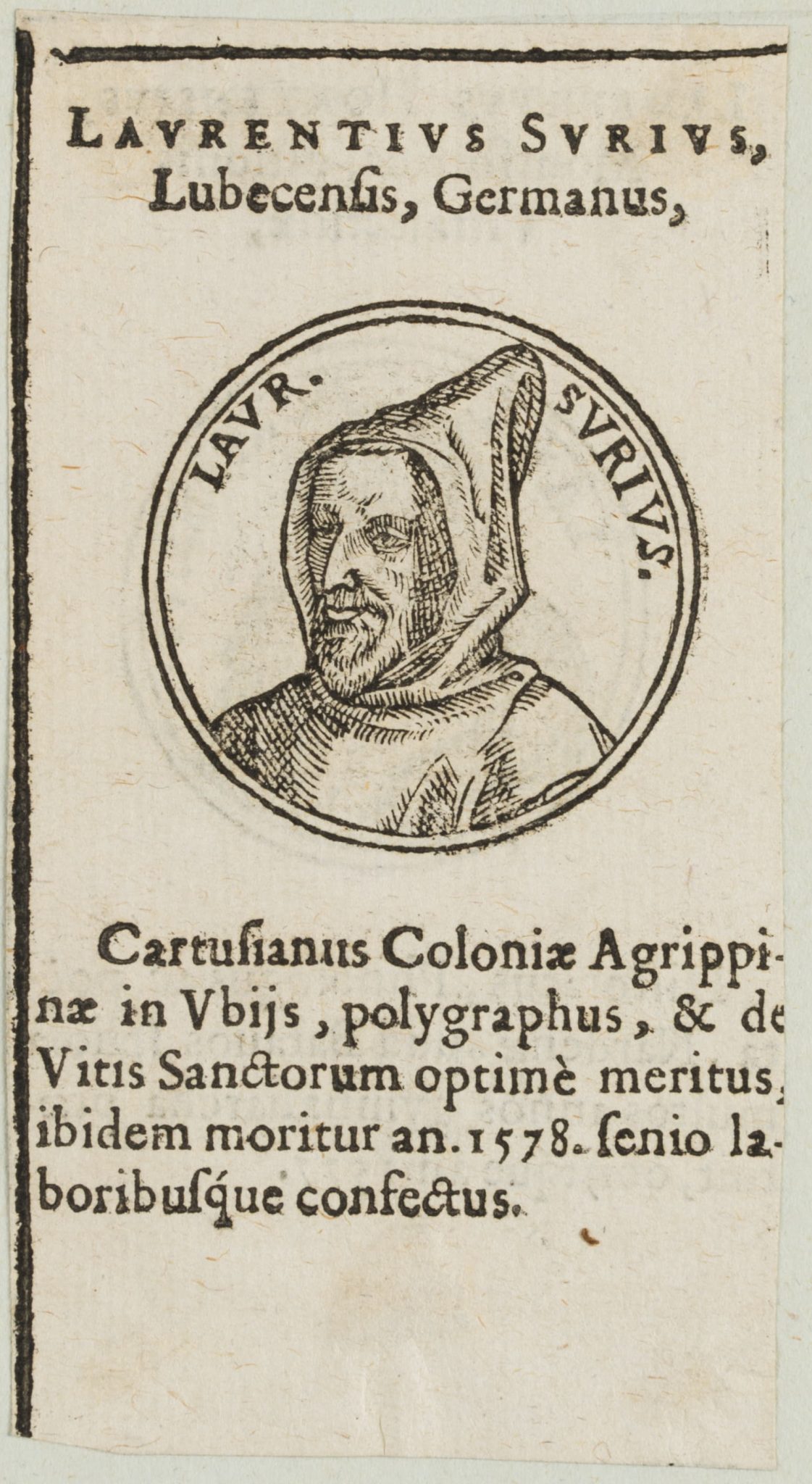 Laurentius Surius (1522-1578)