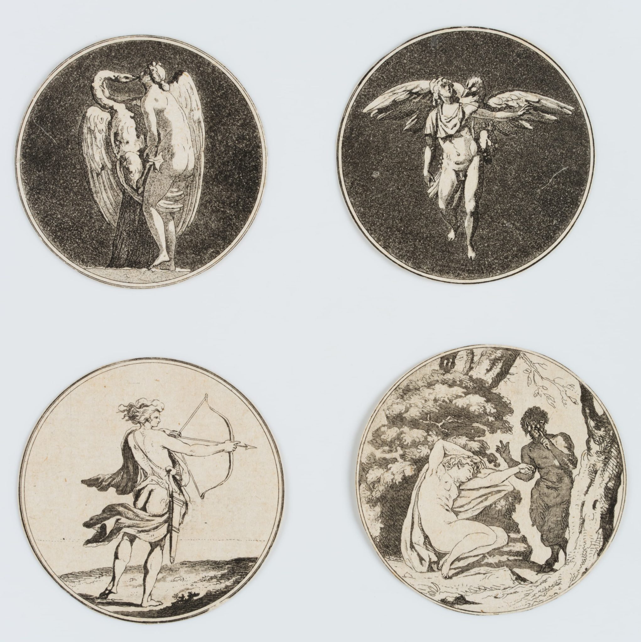 4 mythologische Szenen