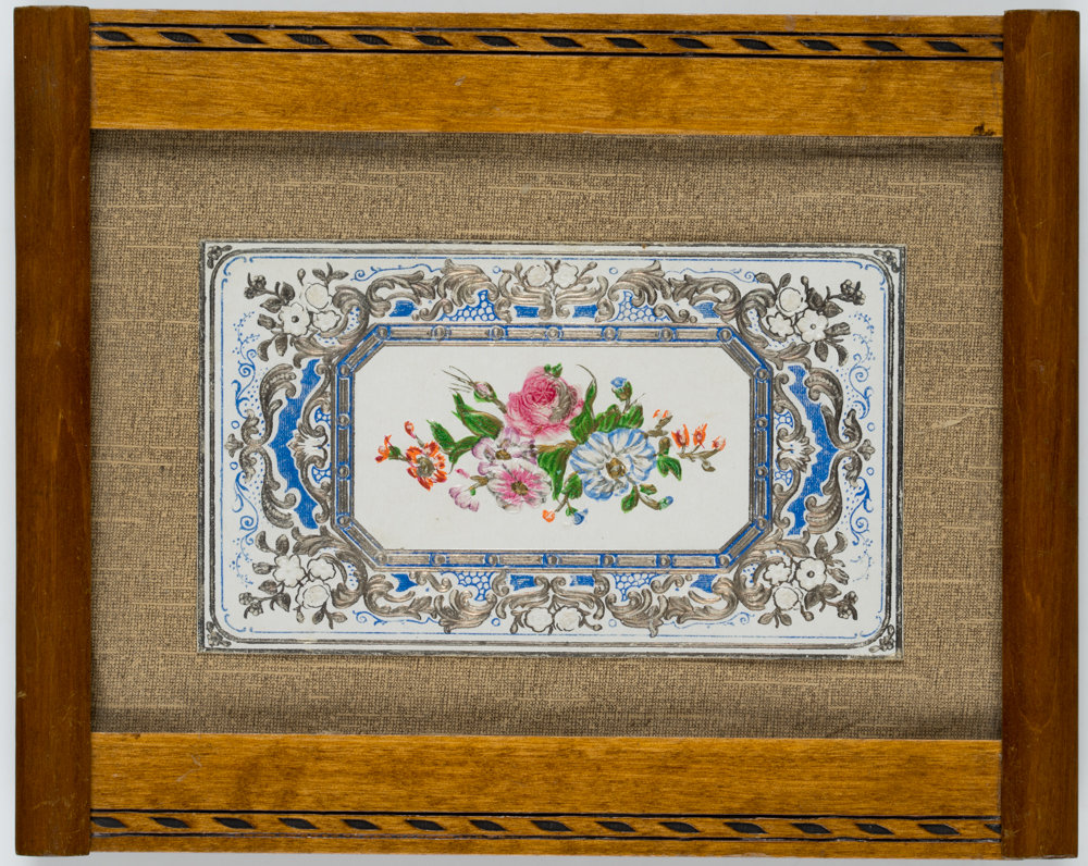 Biedermeierliches Blumenbild