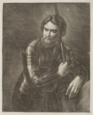 Mars, Geharnischter mit Lanze