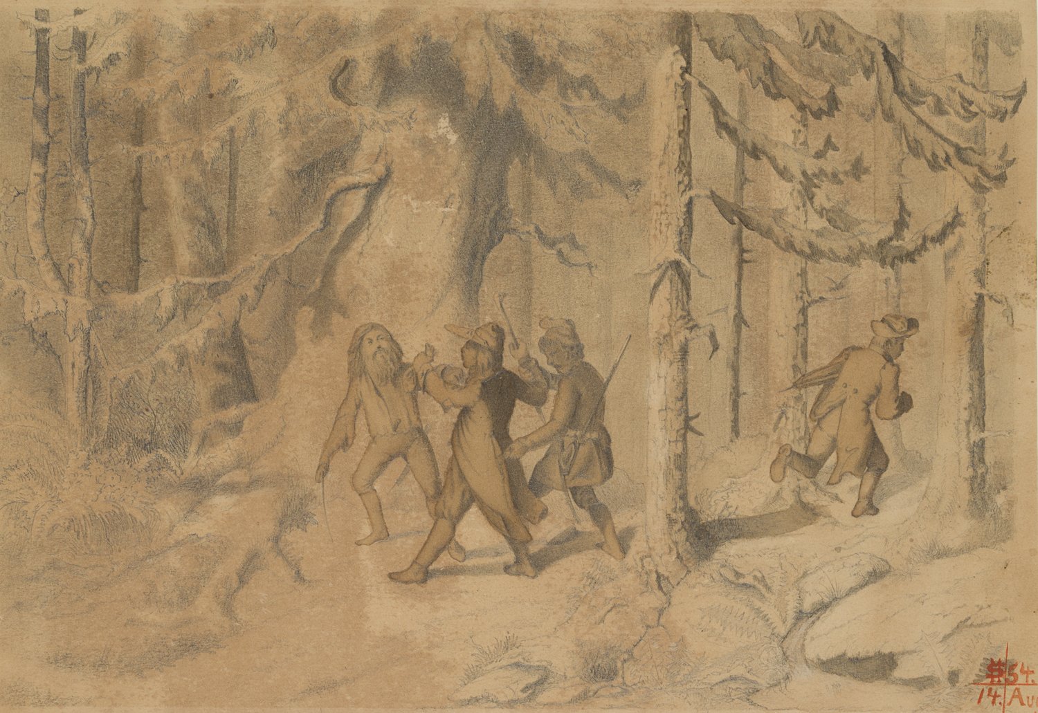 Überfall im Wald