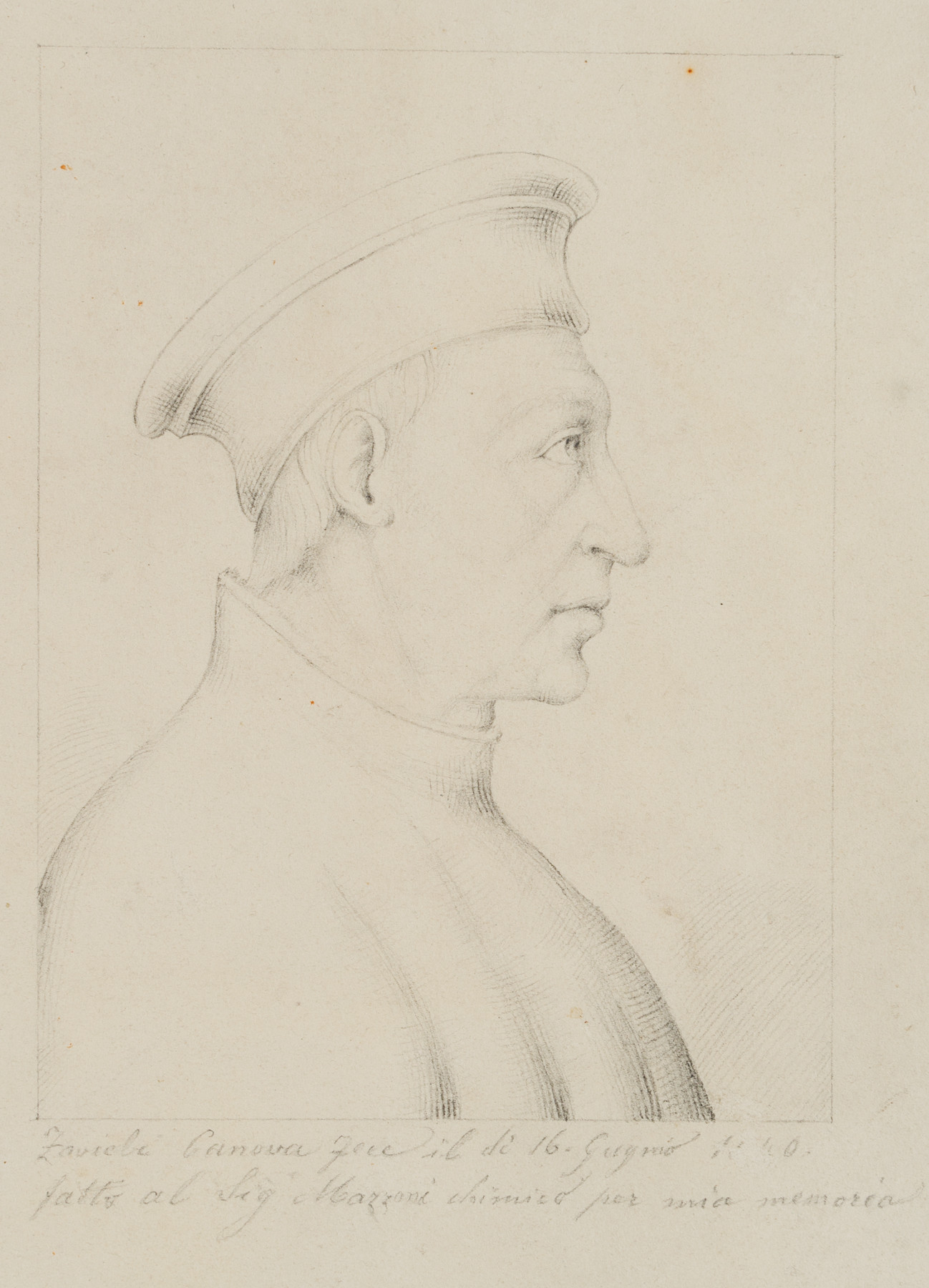 Porträtstudie im Renaissance-Stil