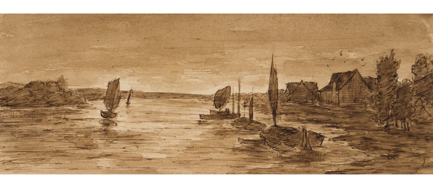 See mit Fischerbooten