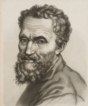 Porträt Michelangelo; (1475 -1564 )