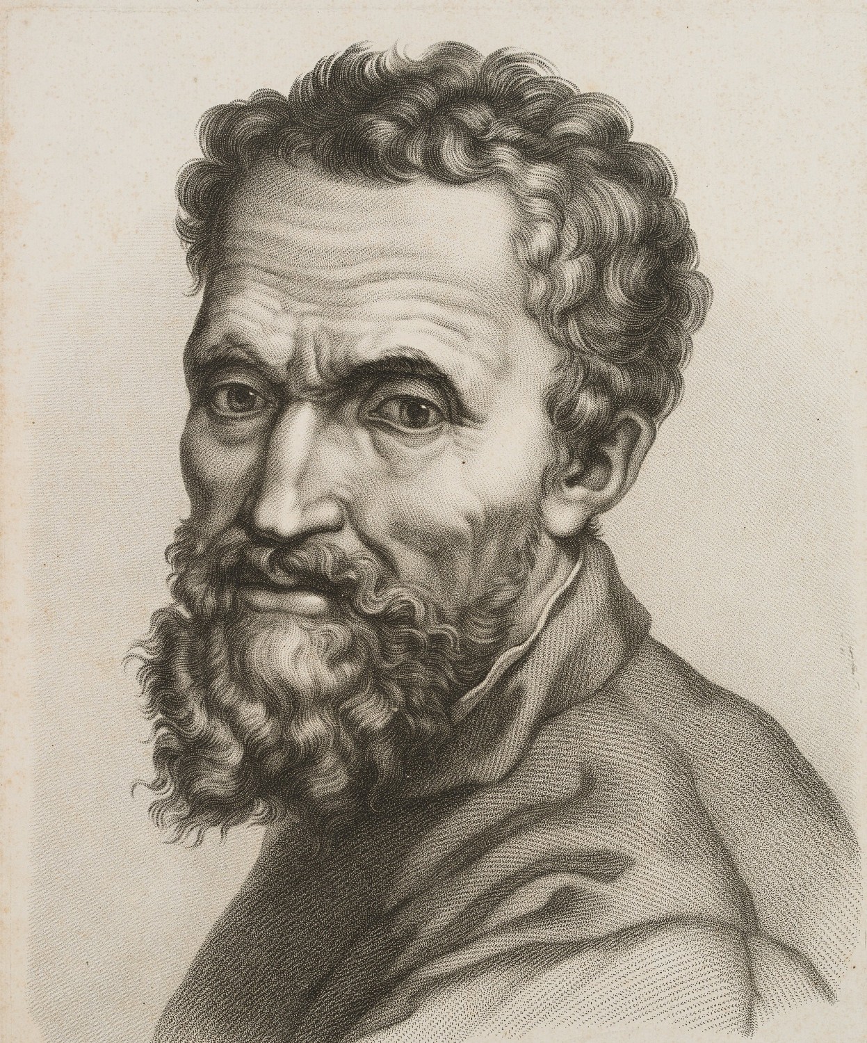 Porträt Michelangelo; (1475 -1564 )
