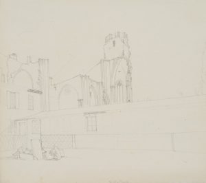 Kirchenruine, Frankreich