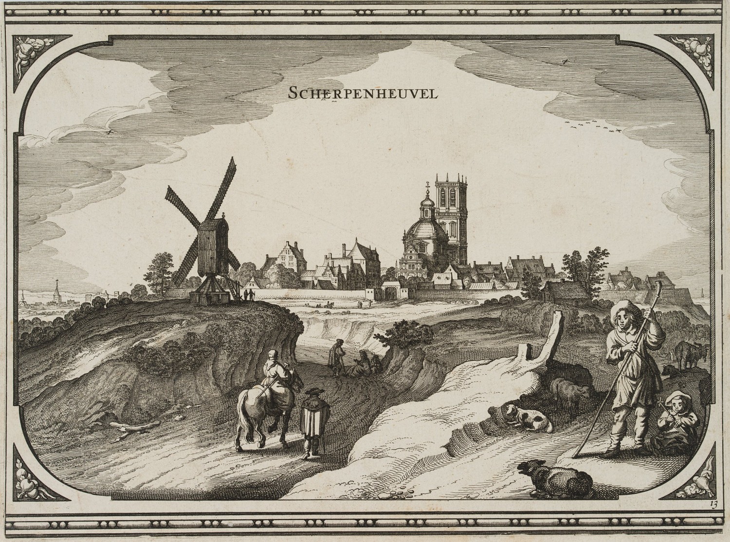 Alte Ansicht von Scherpenheuvel