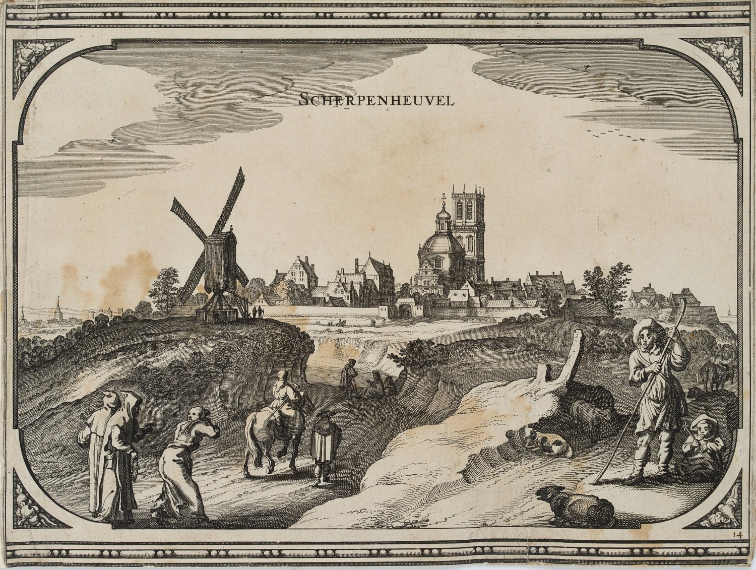 Alte Ansicht von Scherpenheuvel