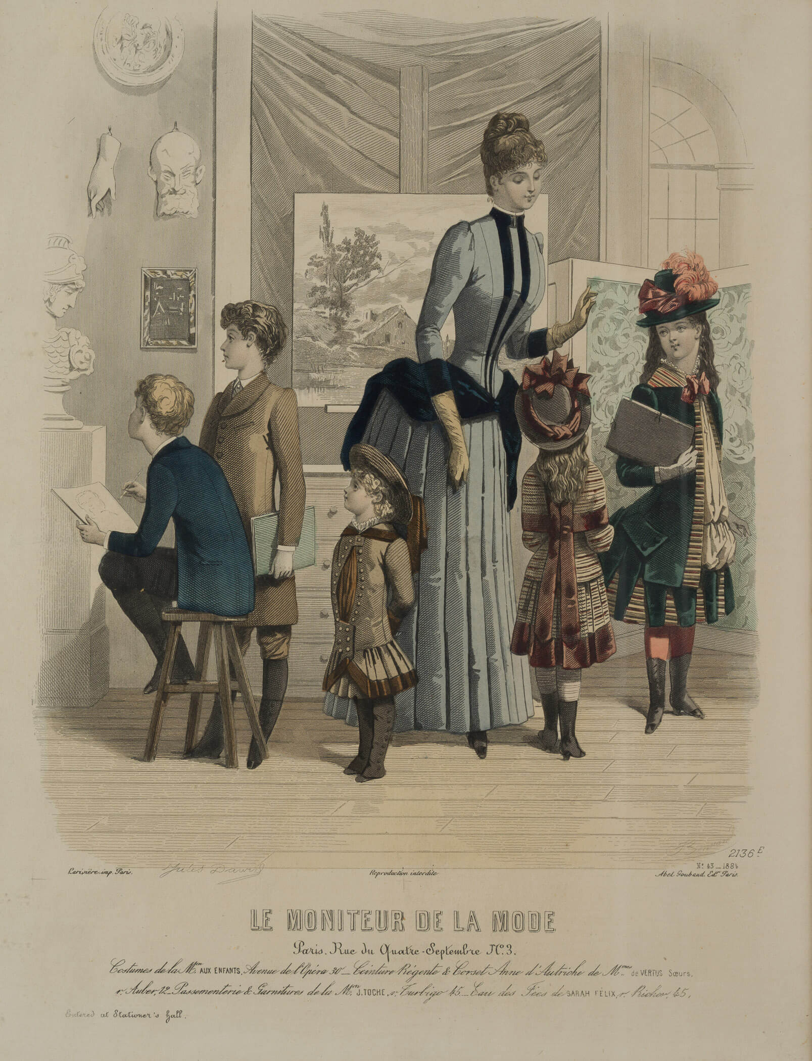Modeblatt. Kunstunterricht