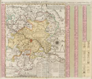 Historische Karte von Sachsen