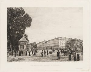 Königliches Schloss in Brüssel, Stadtansicht