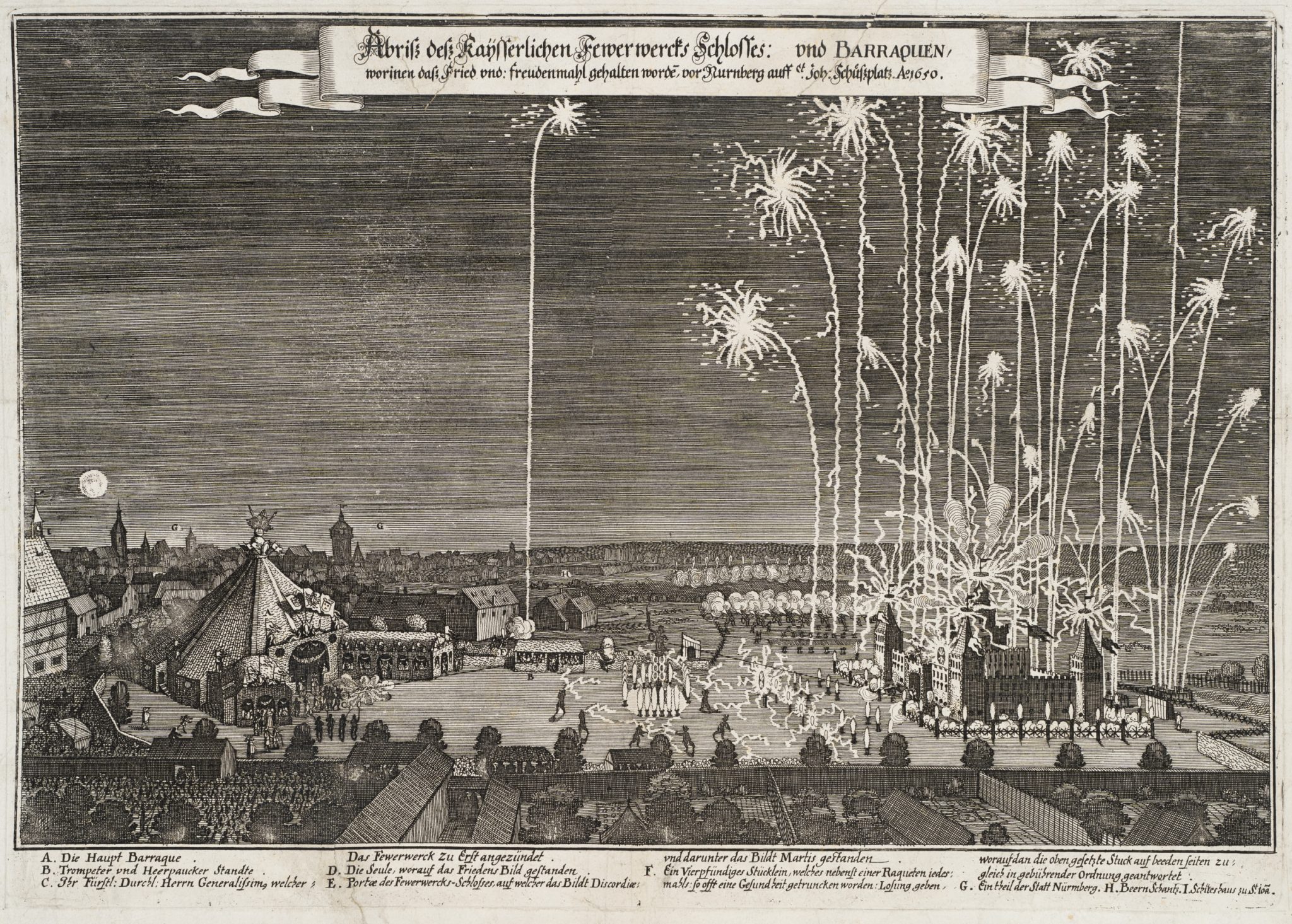 Friedensfeierlichkeiten in Nürnberg