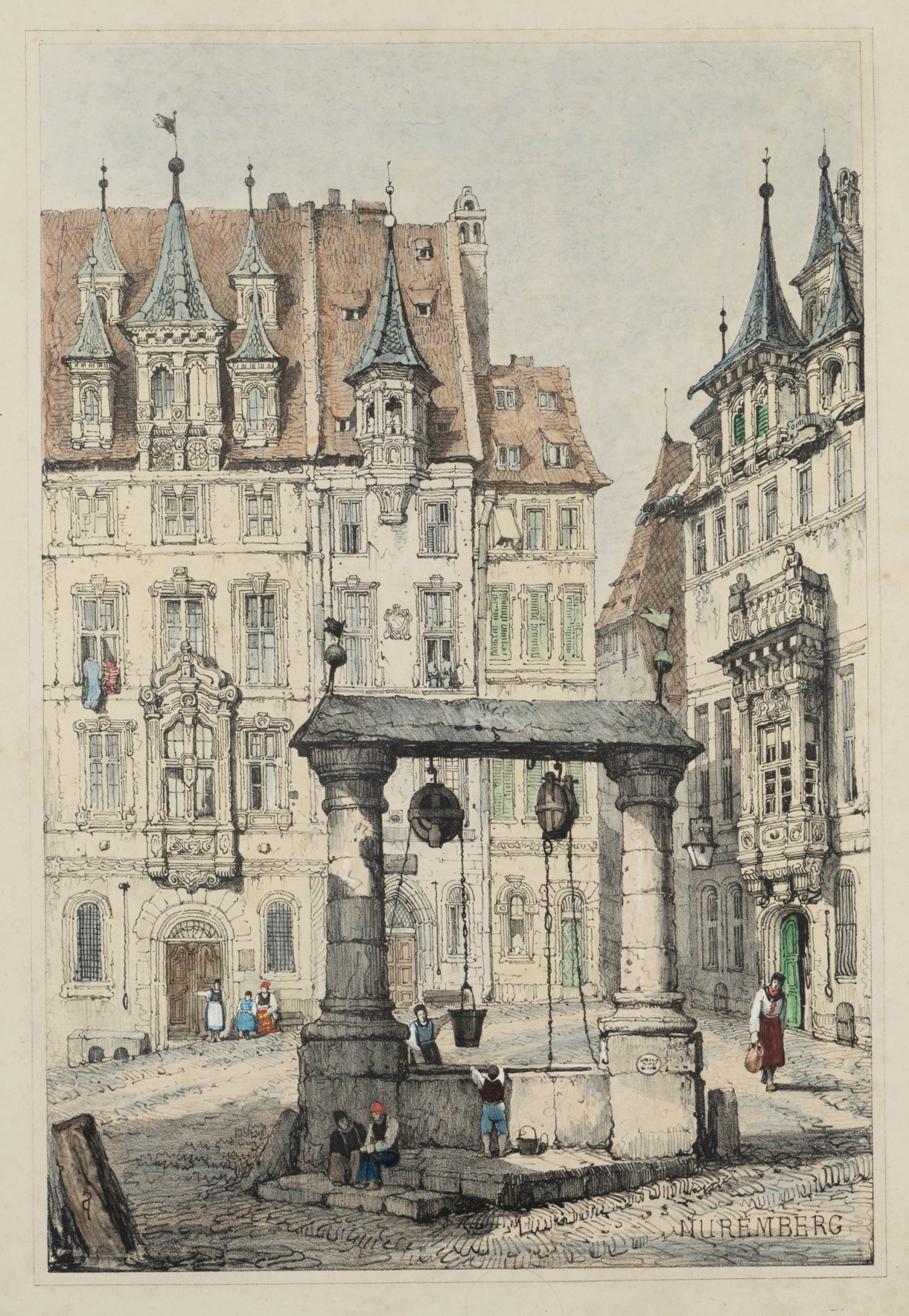 Brunnen am Egidienberg in Nürnberg