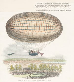 Aufstieg von Bell's Luftschiff