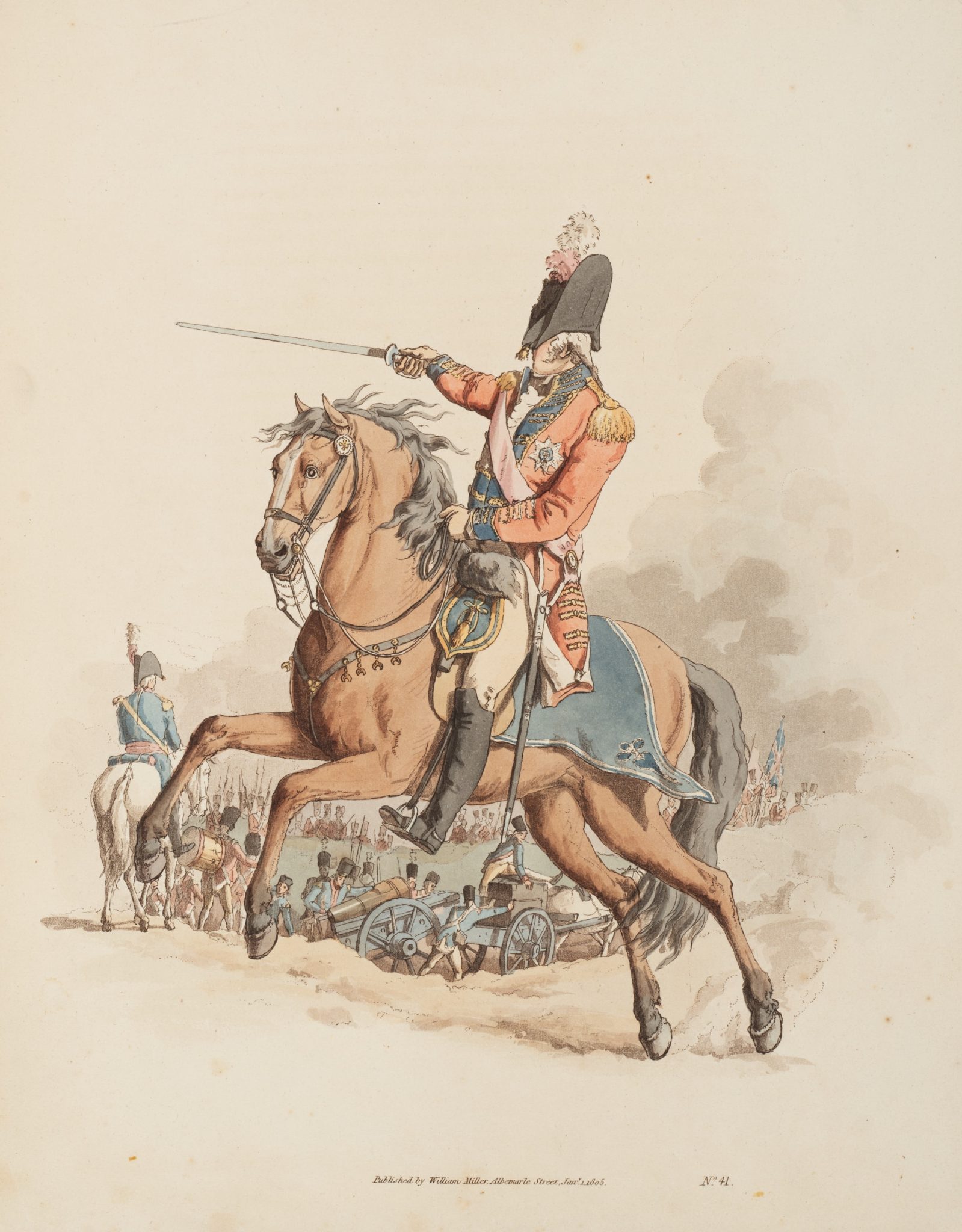 Britischer Feldmarschall zu Pferd