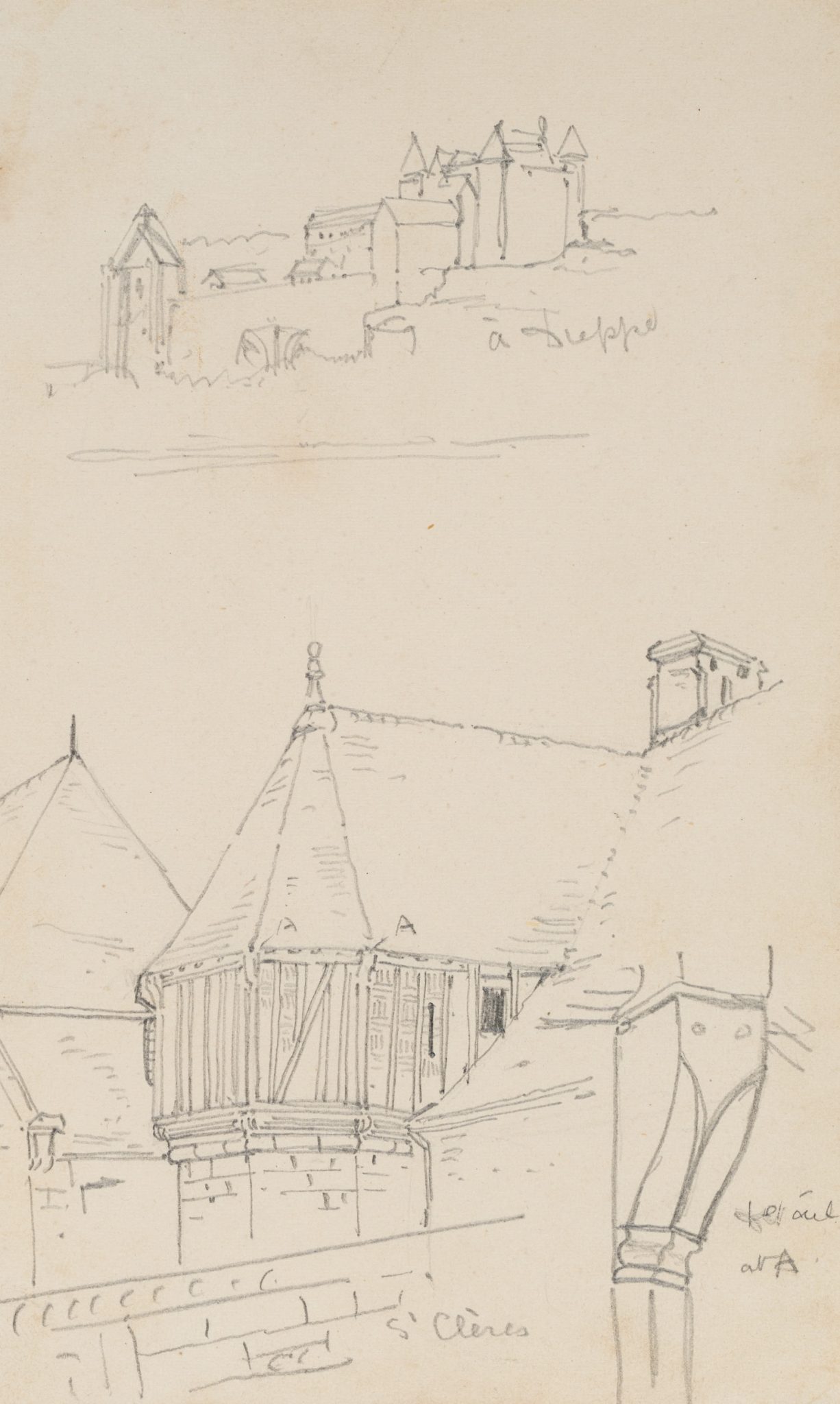 Burg Dieppe und Clères