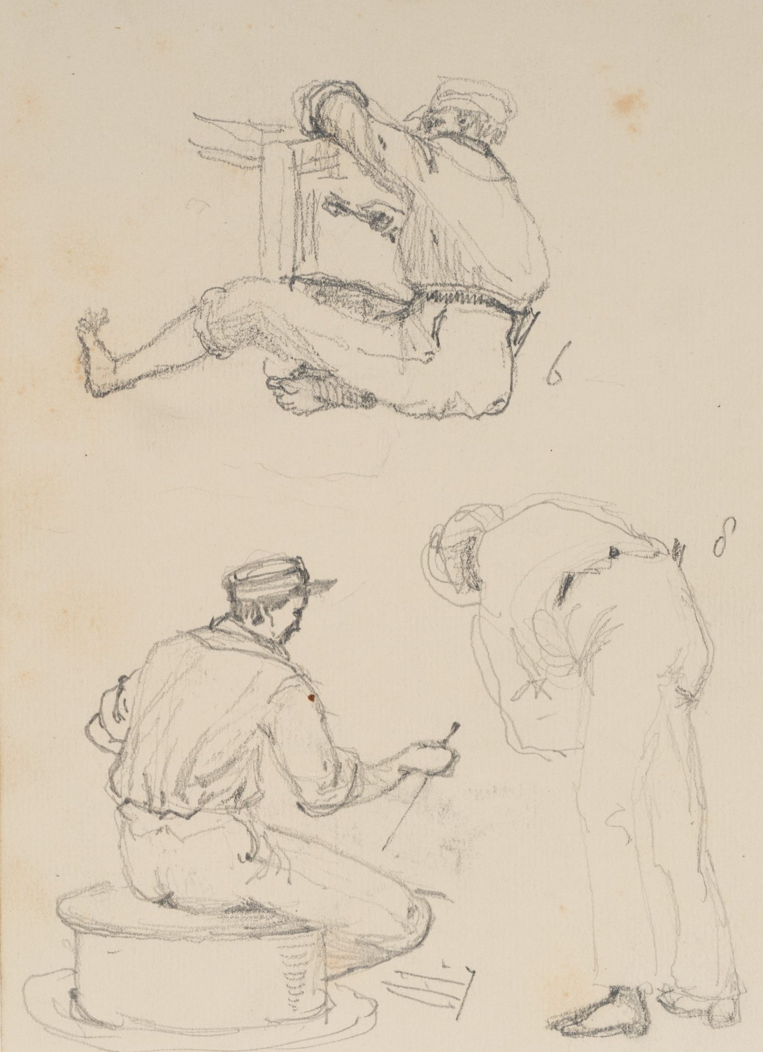 Studie von Werftarbeitern