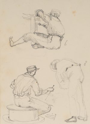 Studie von Werftarbeitern