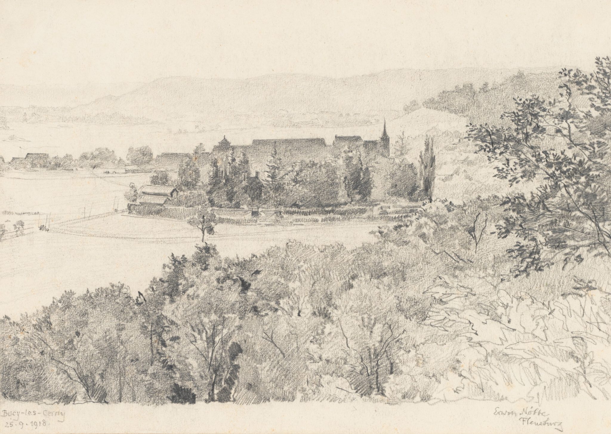 Landschaft bei Bucy-le-Long