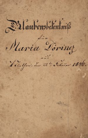 Glaubensdokument 1846
