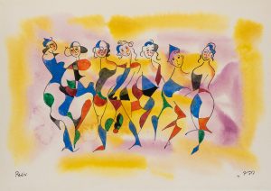 Tanzende Geometrische Figuren