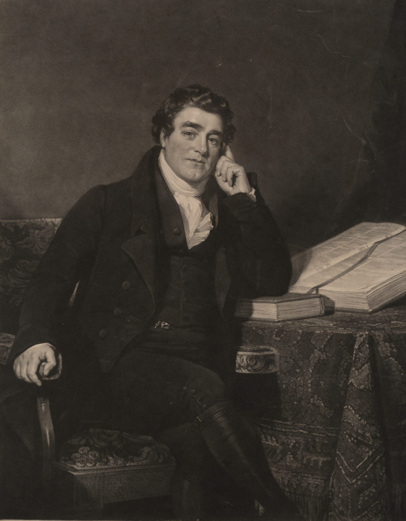 Portrait des Pfarrer John Mitchell