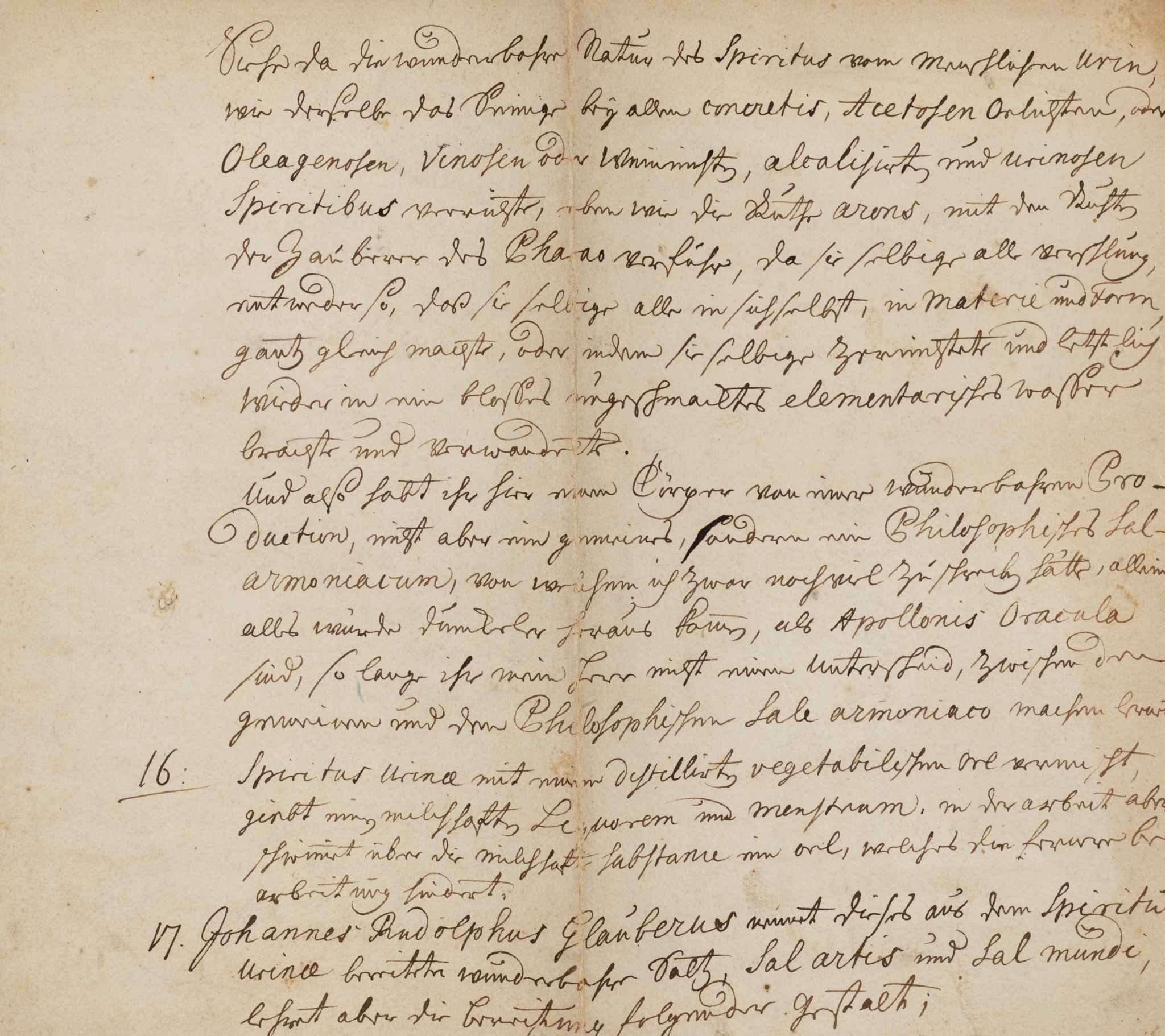 Handschriftliche Abhandlung