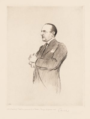 Porträt President André Tardieu (1876-1945)